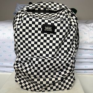 VANS Black & White Checkered Backpack